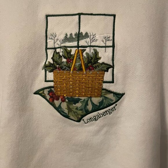 CHRISTMAS Sweatshirt - Longaberger (Vintage) - Picture 2 of 3